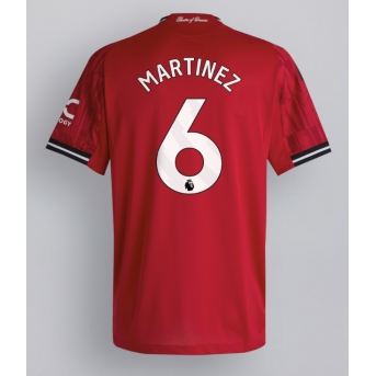 Billige Fotballdrakt Manchester United Lisandro Martinez #6 Replika Hjemmedrakt 2025-26 Kortermet